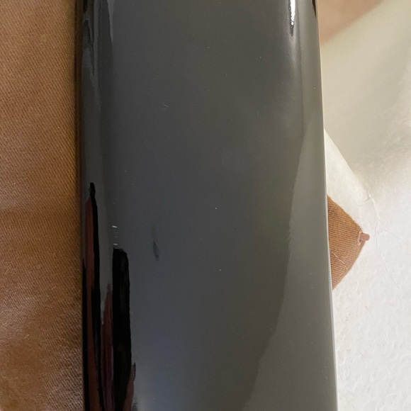 GUCCI Patent Leather Black Romy Clutch Wallet, mint with FREE silver waist belt! - Picture 8 of 13